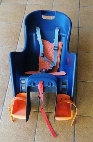 Silla y portaequipajes de bicicletas