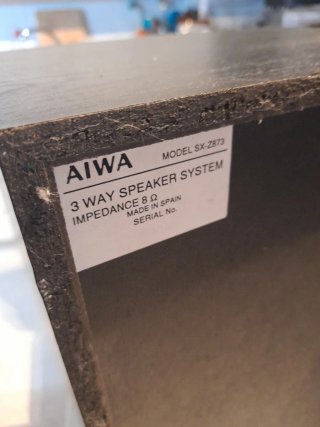 Altavoces Aiwa SX-Z873 Negros