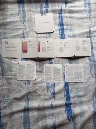 AirPods Max Azules con ticket, garantía y ANC