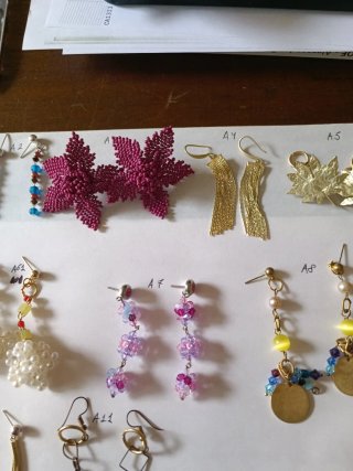 Pendientes hechos a mano