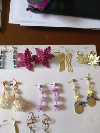 Pendientes hechos a mano