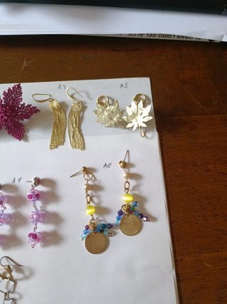 Pendientes hechos a mano