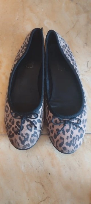 Bailarinas ante leopardo piel talla 40