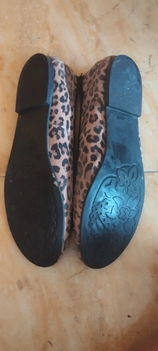 Bailarinas ante leopardo piel talla 40