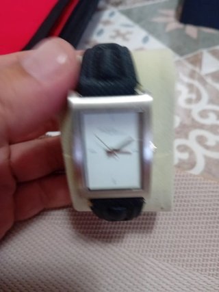 Orologio Nortel Rettangolare Argento Nero