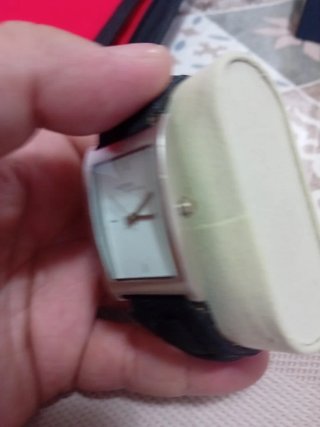 Orologio Nortel Rettangolare Argento Nero