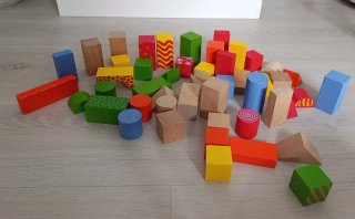 Lote Bloques Construcción Madera
