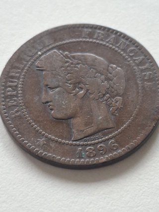 Moneda Francesa 10 Céntimos 1896