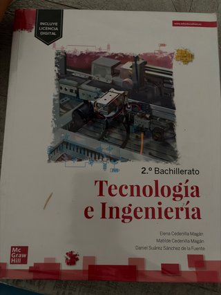 Tecnología e ingeniería, 2 bachillerato