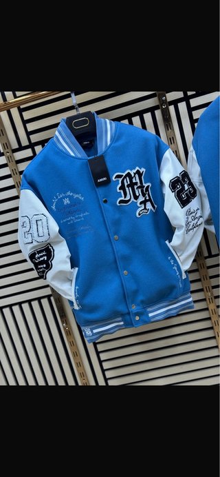 Chaqueta Amiri Azul y Blanca