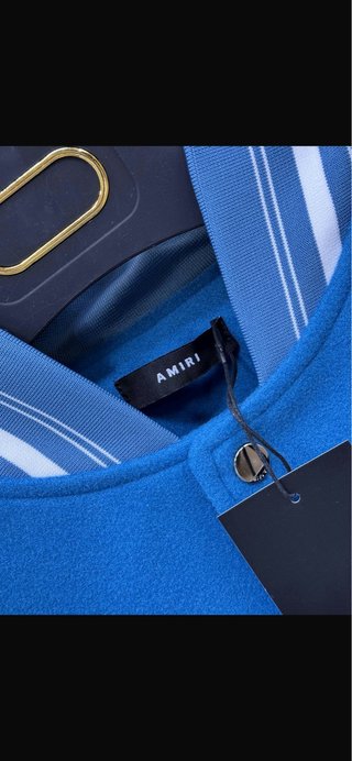 Chaqueta Amiri Azul y Blanca