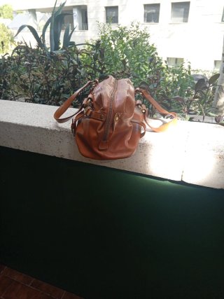 Bolso Color Cognac