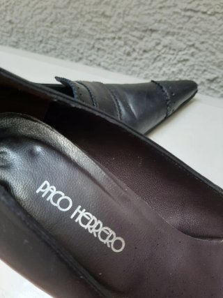 Zapatos Paco Herrero Tacón Negro