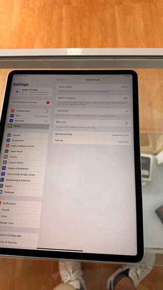 iPad Air M2 Azul 256GB 99% Batería