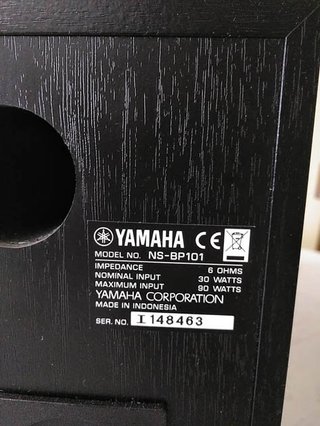 Altavoces Yamaha NS BP 101 Negros