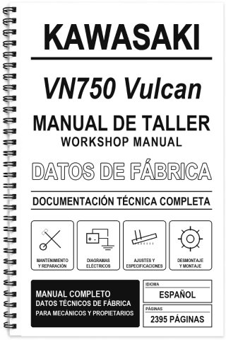 Manual de Taller Kawasaki VN750 Vulcan