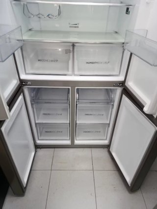 Nevera Haier cristal americana con garantía