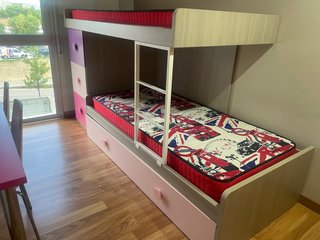 HABITACION INFANTIL LITERAS CON CAJONES