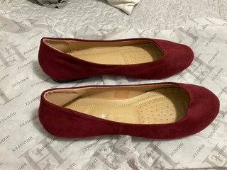 Manoletinas granates talla 40