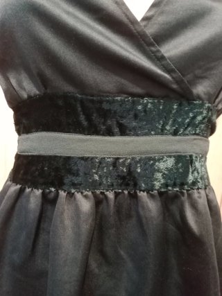 Vestito donna verde e bianco taglia XL