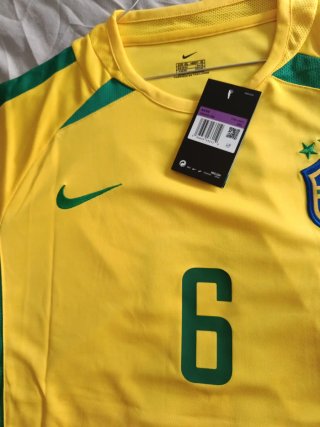 Camiseta Brasil 2002 Roberto Carlos
