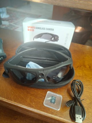 Occhiali Sportivi con Action Cam 4K WiFi Nuovi