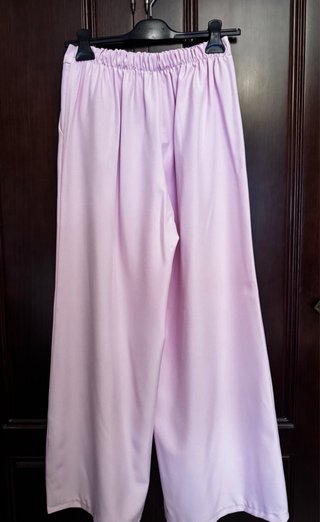 Conjunto chaleco y pantalón rosa