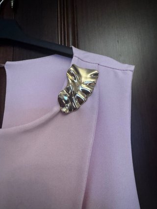 Conjunto chaleco y pantalón rosa