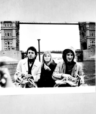3 Fotos Vintage Linda y Paul McCartney