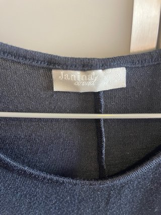 Jersey fino azul con botones