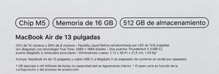 MacBook Air 13” M5 16GB RAM 512GB SSD