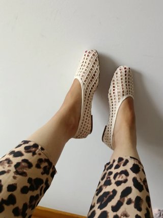 Bailarinas Beige Malla