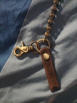 Cadena para cartera estilo motorista