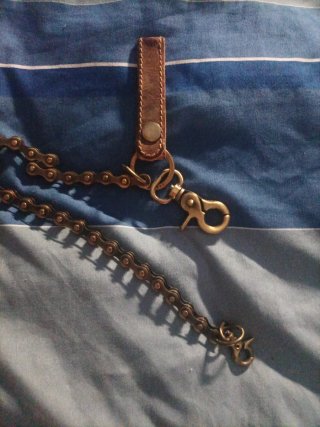 Cadena para cartera estilo motorista