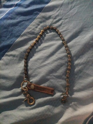 Cadena para cartera estilo motorista