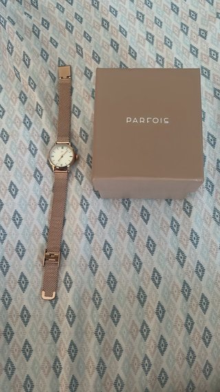 Reloj Parfois Malla Metalizada Rosa Dorado