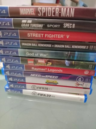PS4 Juegos: Spider-Man, Gran Turismo, FIFA 20/22