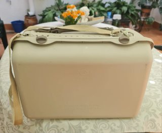 Transportín Perro Gato Pequeño Lateral Beige