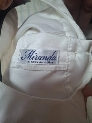Vestido blanco niña