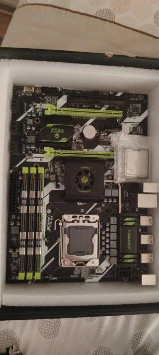Placa Base Gaming HUANANZHI + 2 Tarjetas Gráficas