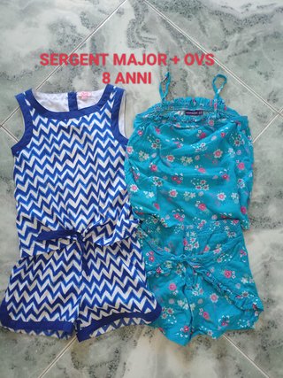 set bimba 8 anni Sergent Major + OVS