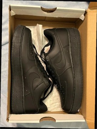 Nike Air Force 1 Low '07 Negras Talla 41