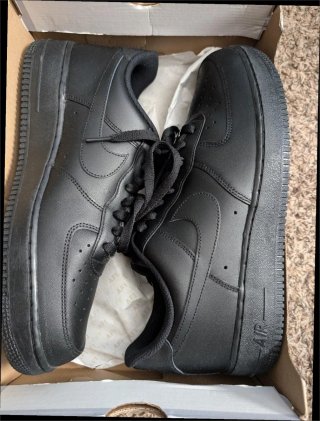 Nike Air Force 1 Low '07 Negras Talla 40.5
