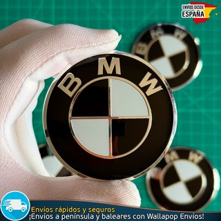 Emblemas BMW 60mm x4 Tapacubos Buje Llantas Rueda