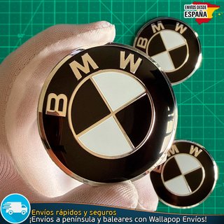 Emblemas BMW 60mm x4 Tapacubos Buje Llantas Rueda