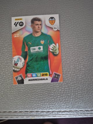 Carta Fútbol Panini Agirrezabala Valencia CF