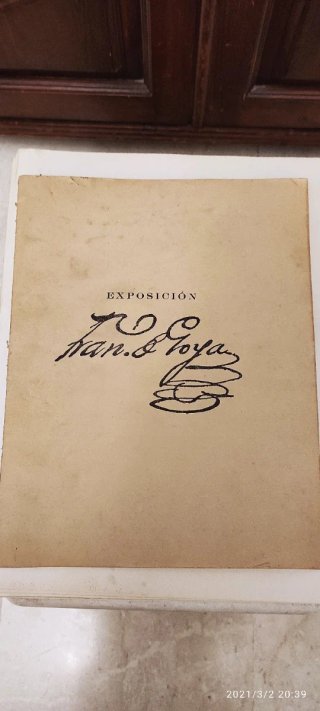Libro cuadros de Goya época blanco y negro