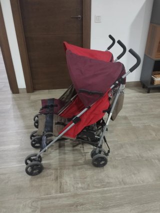 Carrito Gemelar Tipo Paraguas