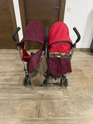 Carrito Gemelar Tipo Paraguas