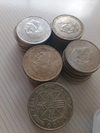100 Pesetas Franco 1966 Plata
